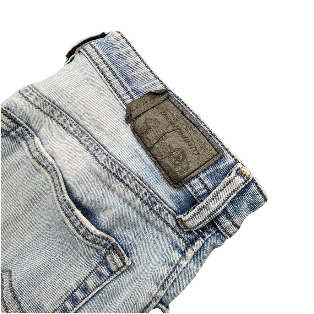 Diesel Industry Buster Regular Slim Tapered Dark Wash Blue Jeans Men's Sz 30x32